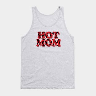 Hot Mom Red Leopard Tank Top